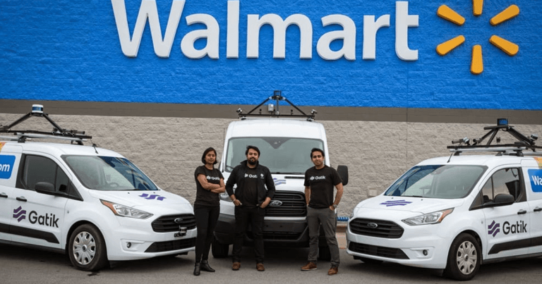 Walmart fait l&rsquo;essai de camionnettes autonomes pour ses livraisons de moyenne distance