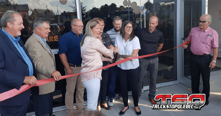 Inauguration du nouveau Paré Centre du Camion de Lévis