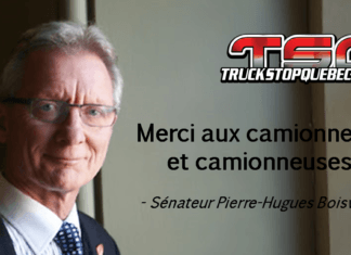 Message du sénateur Pierre-Hugues Boisvenu à l’endroit des camionneurs et camionneuses