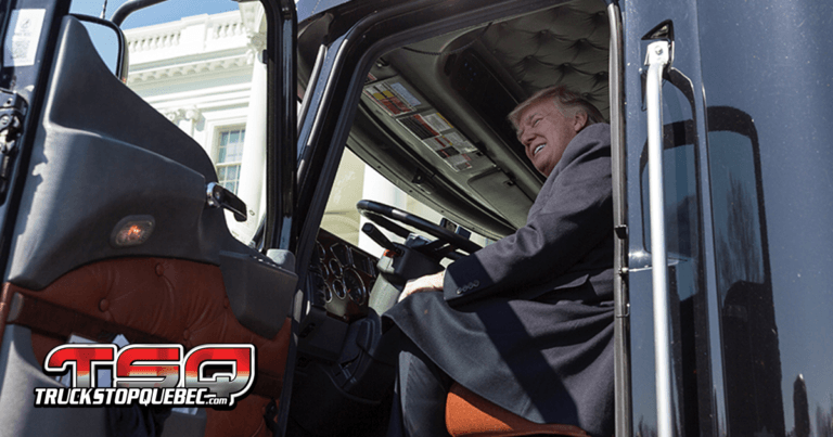 Vague de sympathie envers les camionneurs américains