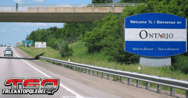 L&rsquo;Ontario soutient le secteur du camionnage pour garder les marchandises en mouvement
