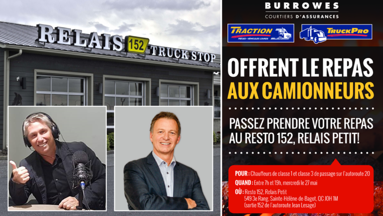 Deux géants de l&rsquo;industrie offriront des repas aux camionneurs pour leur dire merci