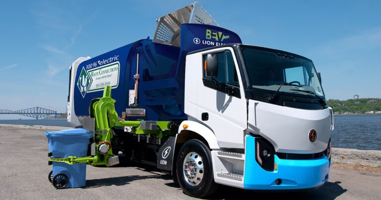 Camions électriques pour la collecte des déchets à Québec?