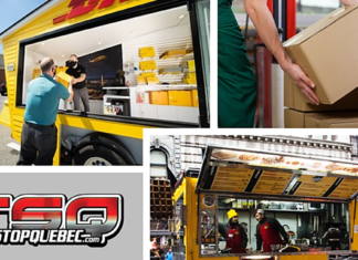 DHL Express innove en stationnant des unités mobiles pour les expéditions de colis