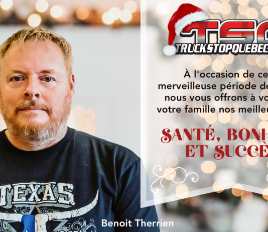 L’équipe de Truck Stop Québec vous souhaite de joyeuses fêtes!