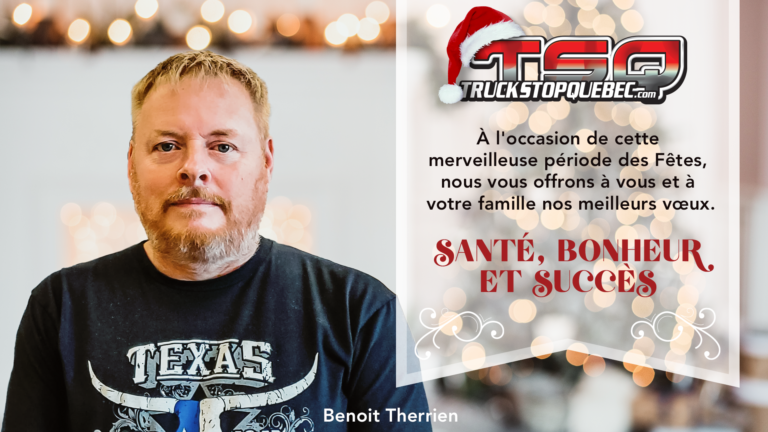 L&rsquo;équipe de Truck Stop Québec vous souhaite de joyeuses fêtes!
