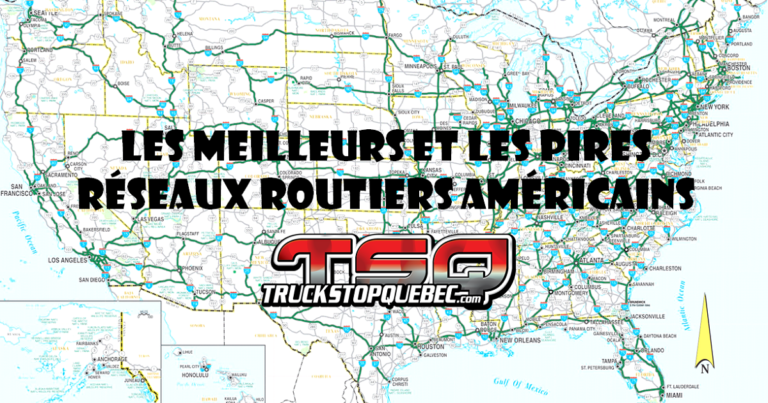 Les réseaux routiers américains, du meilleur au pire!