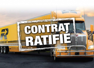 Nouveau contrat de travail chez Transport Robert (Québec) 1973