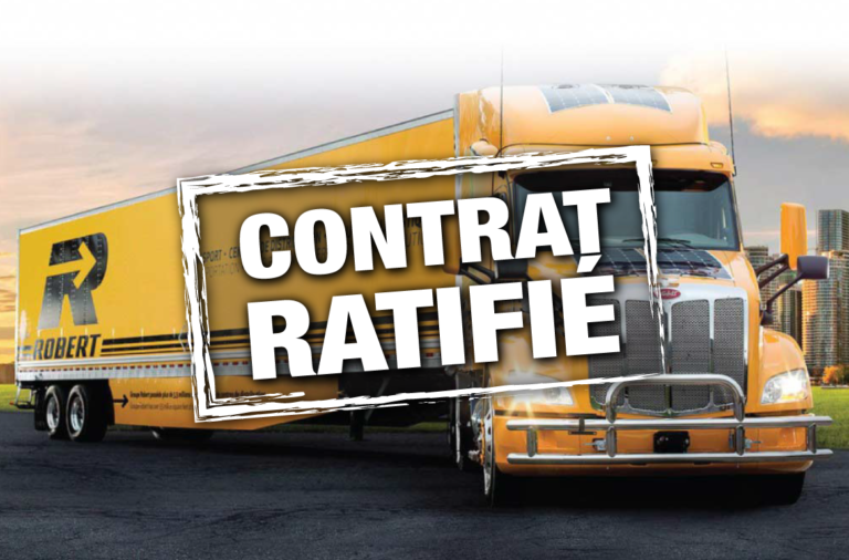 Nouveau contrat de travail chez Transport Robert (Québec) 1973