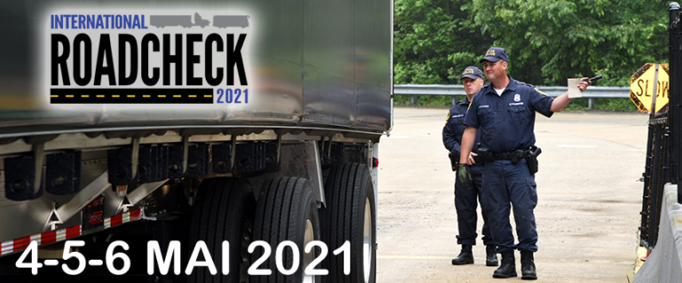 C&rsquo;est parti pour le Roadcheck international du 4 au 6 mai: accent sur l&rsquo;éclairage et les heures de service