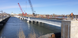 Fin des travaux de reconstruction du pont Gouin