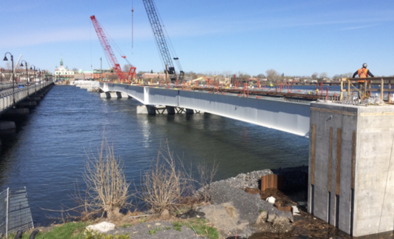 Fin des travaux de reconstruction du pont Gouin