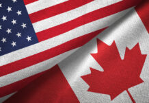 Les Américains pourront entrer au Canada à partir du 9 aout drapeau, pont, camion