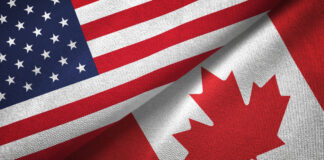 Les Américains pourront entrer au Canada à partir du 9 aout drapeau, pont, camion