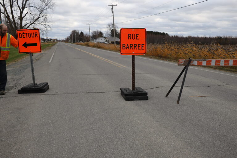 Entraves sur la route 223 à McMasterville