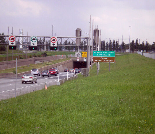 Fermeture du tunnel Louis-Hippolyte-La Fontaine et de l’autoroute 25 en direction de Montréal