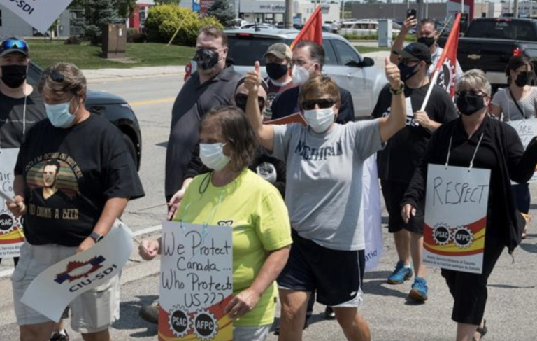Grève aux services frontaliers ?
