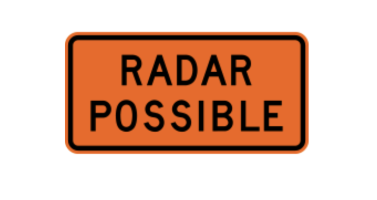 Des radars sur les chantiers routiers 