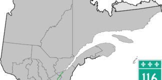 Travaux sur la route 116 ouest, à McMasterville