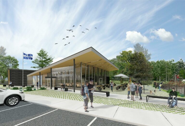 La nouvelle aire de service du Point-du-Jour, à Lavaltrie, est ouverte