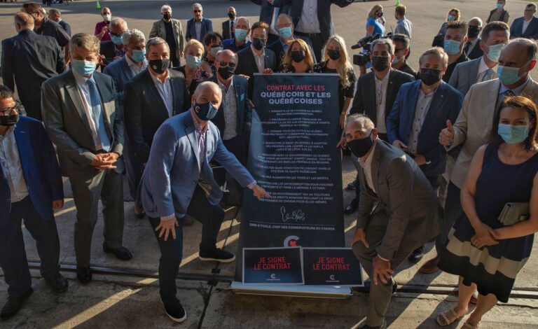 Erin O’Toole veut donner des pouvoirs d’une nation au Québec