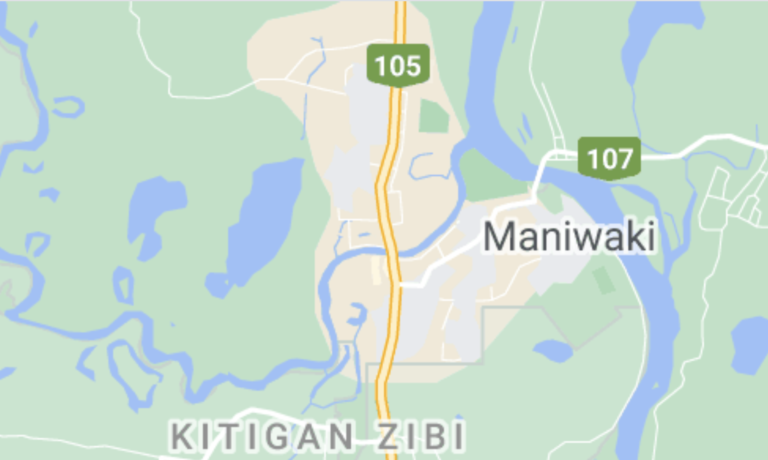 Début des travaux de réfection du pont enjambant la rivière Désert, sur la route 105 à Maniwaki