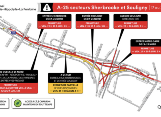 Fermeture complète du tunnel Louis-Hippolyte-La Fontaine en direction de Montréal