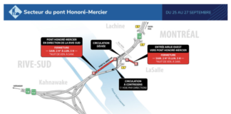 Travaux sur la 138 entre Kahnawake et Montréal