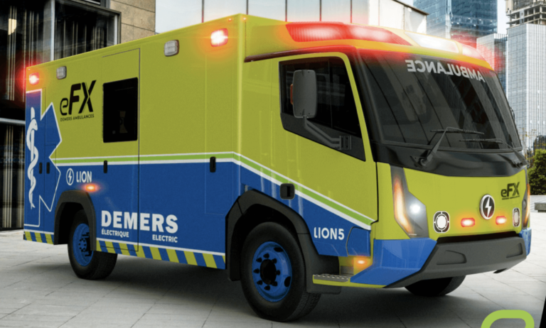 Place à l&rsquo;ambulance 100% électrique