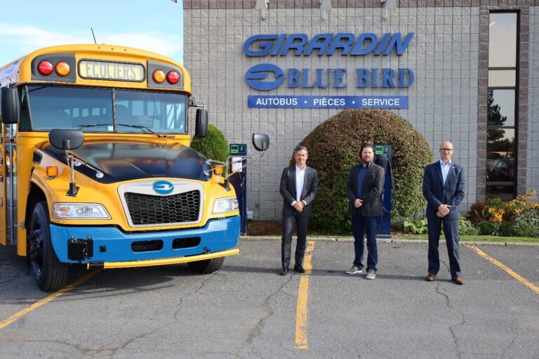 Importante commande d’autobus scolaire électrique pour Girardin à Québec