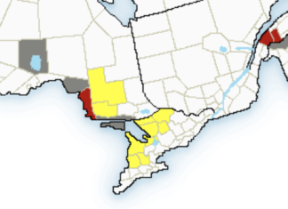 Jusqu’à 20 cm de neige en Ontario