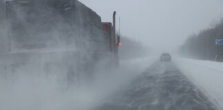 Tempête de neige sur le Québec