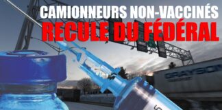 Vaccination des camionneurs: le fédéral recule