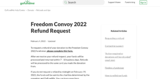 Convoi pour la liberté : La campagne de sociofinancement est retirée de la plateforme GoFundMeConvoi pour la liberté : La campagne de sociofinancement est retirée de la plateforme GoFundMe