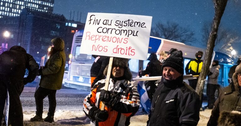 Des camionneurs mécontents de la situation à Ottawa
