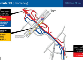 Fermeture de l’autoroute 13 (Chomedey)