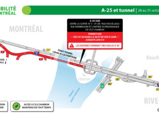 Tunnel La Fontaine : Les entraves majeures en vigueur dès le 31 octobre