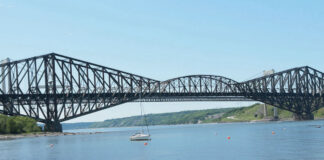 Fermeture d’une voie sur le pont de Québec