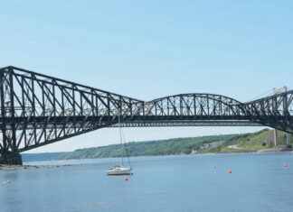 Fermeture d’une voie sur le pont de Québec
