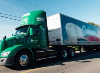 Les premiers camions 100% électriques de Kruger prennent la route