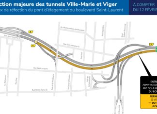 Tunnels Ville-Marie et Viger : Une nouvelle phase de travaux s’amorce