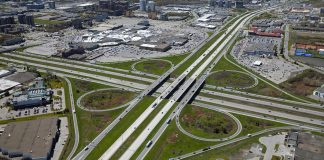 Échangeur des autoroutes 440 et 15 à Laval, la construction de la nouvelle bretelle aérienne débute lundi