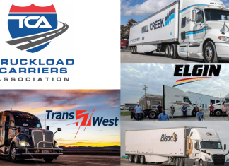 la Truckload Carriers Association annonce demain les flottes gagnantes en sécurité à Orlando 4 entreprises sont Canadiennes