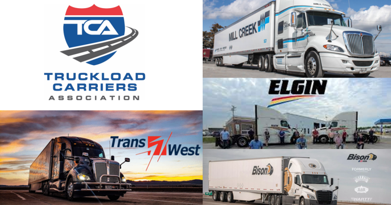 la Truckload Carriers Association annonce demain les flottes gagnantes en sécurité à Orlando 4 entreprises sont Canadiennes