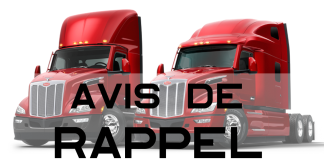 Avis de rappel Paccar : Peterbilt modèles 579 ou 567, 2021 à 2024