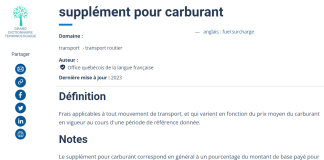 L’OQLF présente « Sur la bonne voie », un lexique pour le camionnage