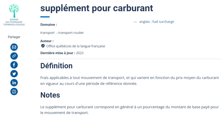 L&rsquo;OQLF présente « Sur la bonne voie », un lexique pour le camionnage