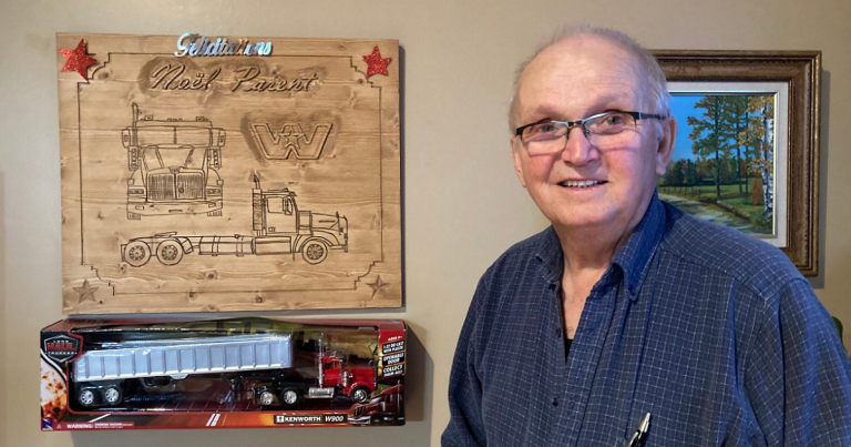 55 ans de métier pour Noël Parent, une légende du camionnage!