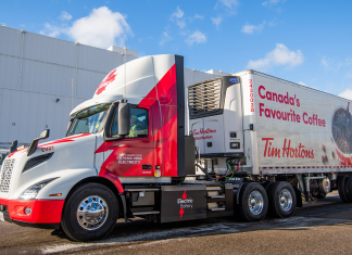 Au tour de Tim Hortons de passer aux camions électriques zéro émission