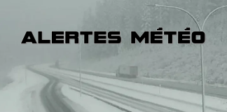 Conditions routières difficiles en raison des alertes météo